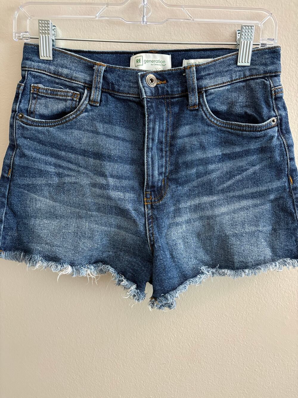RE Generation by Celebrity Pink "Beach Babe" denim shorts Size 5/27